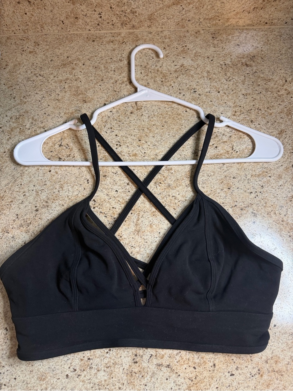 Lululemon Black Strappy Bralette